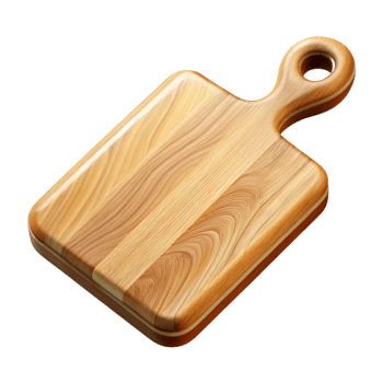 impressive classic Wooden Cutting Board Top View Transparent Background exclusive png