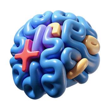 extraordinary artistic 3D Brain Illustration Abstract Medical Concept high quality png