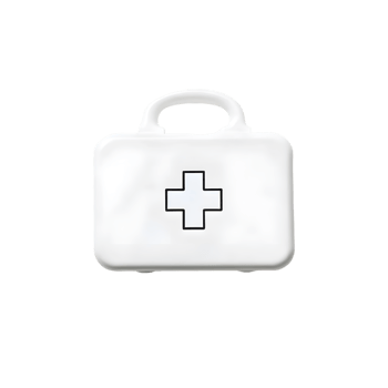 First aid kit icon isolated on transparent background png