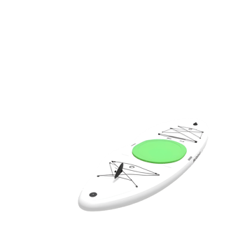 Paddle board isolated on transparent background png