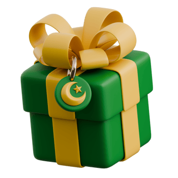 Ramadan Gift Box 3D Ramadan Icon png