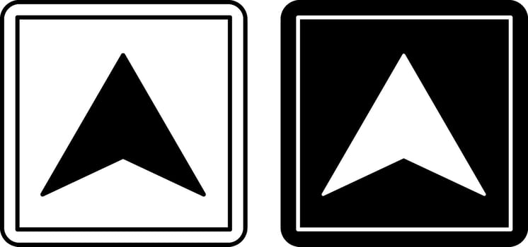 Open Here Signs. Cardboard Packaging Labels. Black and White Icons. Up Arrow. Logistics, Delivery. Warning Symbol, Handle With Care. vector
