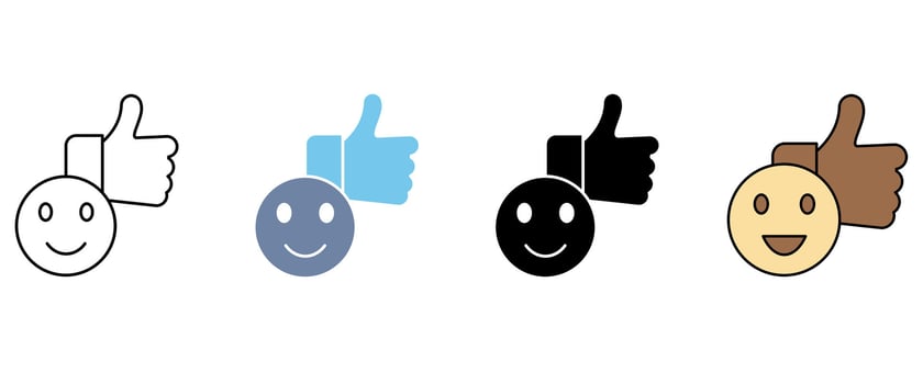 satisfaction. Simple element illustration. satisfaction concept outline symbol design. vector