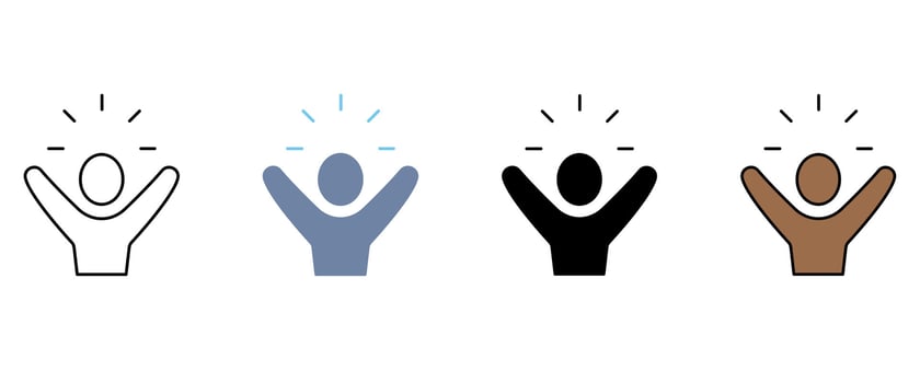 happiness concept line icon. Simple element illustration. happiness concept outline symbol design. vector