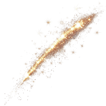 Captivating wave effect created by sparklers leaving a shimmering golden trail against a clean background, Sparklers Trail Wave Effect, file of isolated object on transparent background png