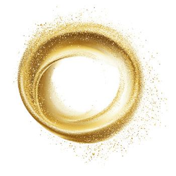 Elegant gold dust swirl creates a captivating wave pattern showcasing luxurious texture and design in isolation, Gold Dust Swirl Elegant Wave, file of isolated object on transparent background png