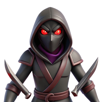 beautiful traditional Dark Ninja 3D Render premium png
