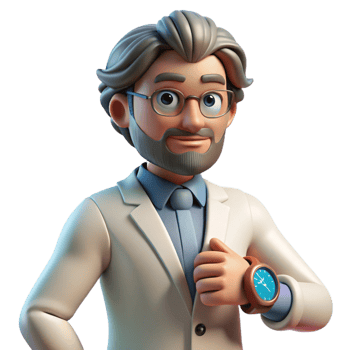 elegant contemporary 3D Cartoon Doctor Illustration genuine png