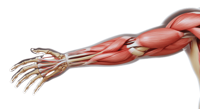 The muscles of the arm and shoulder png