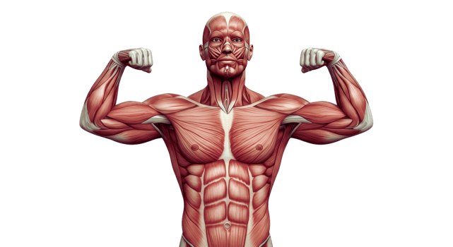 Muscles of the human body png