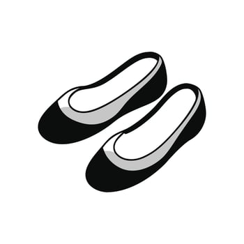 Elegant Ballet Flats Concept for Stylish Looks vector