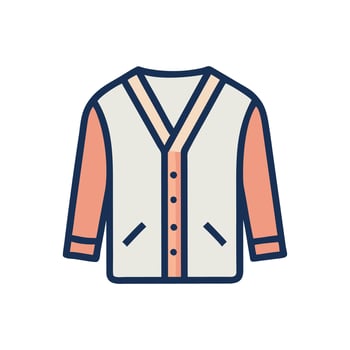 Stylish Cardigan Illustration for Cozy Looks vector