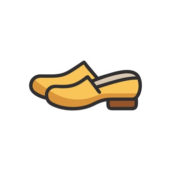 Stylish Clogs Design for Comfortable Footwear vector