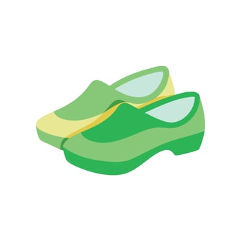 Elegant Clogs Concept for Fashionable Comfort vector