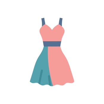 Elegant Cocktail Dress Design for Party Fashion vector