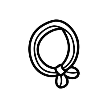 Unique Hair Tie for Creative Designs vector