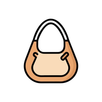 Chic Hobo Bag Design for Casual Fashion vector