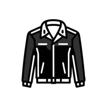 Stylish Leather Jacket Illustration for Cool Looks vector