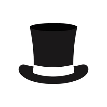 Unique Top Hat for Creative Designs vector