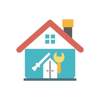 Home Improvement Icon for Renovation vector