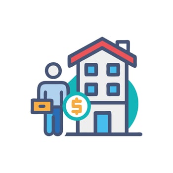 Creative Tenant Icon for Housing vector