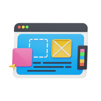 Online Graphic Design Tool 3D Icon png