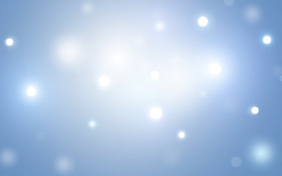 Soft Blue Bokeh Light Background with Glowing Orbs. Dreamy Abstract Blurred Circles in Cool Pastel Tones, Background decoration vector