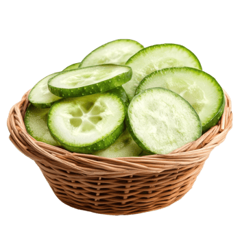 Freshly sliced culantro in a woven basket on a transparent background ready for cooking or garnishing dishes, Fresh culantro slice in basket isolated on transparent background png