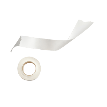A roll of transparent sticky tape positioned on a transparent background with an unrolled piece extending outward, transparent background sticky tape png