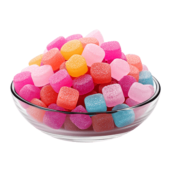 sugar candy isolated on transparent background png