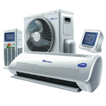 air conditioning system with digital controls png