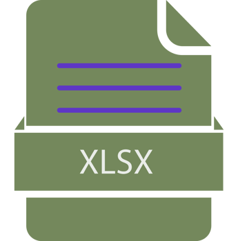 Xlsx File Icon Black Color And Lines png