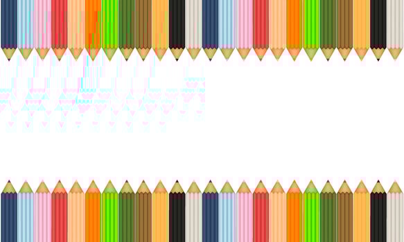 colored pencil background vector