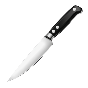 A highquality kitchen knife isolated on a clean transparent background perfect for culinary tasks and food preparation, Kitchen knife isoalted on transparent background png
