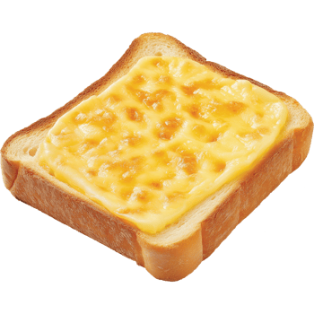 Cheese toast isolated, delicious Bread Food illustration png
