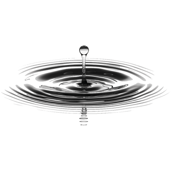 Single Water Droplet Isolated for a Fresh Look png