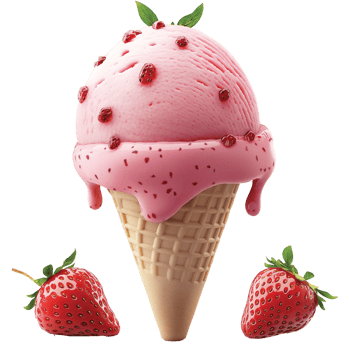 ice cream isolated, delicious ice cream illustration png