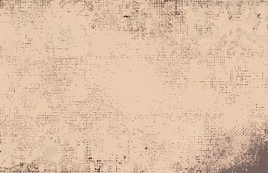 Abstract distressed halftone grunge texture with a vintage, aged effect. Perfect for retro designs and backgrounds. vector