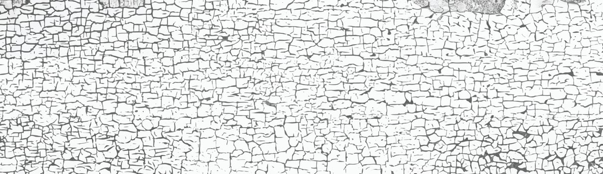 A high-contrast black and white cracked stone wall texture. Perfect for backgrounds, overlays, and vintage design elements. vector