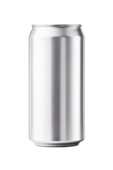 330 ml Aluminum Soda Can Mockup on Transparent Background - Royalty-Free Image png