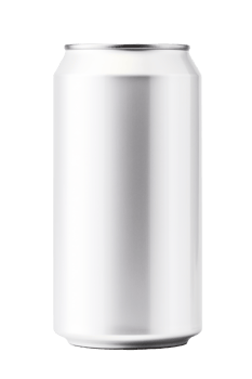 330ml Aluminum Soda Can Template on Transparent Background Ready for Branding and Design Mockups png
