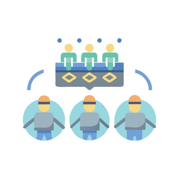 Versatile Virtual Band Graphic for Various Applications vector