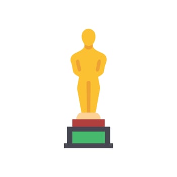 Creative Oscar Award Icon Design vector