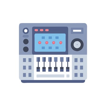 Digital Audio Workstation Icon for Production vector