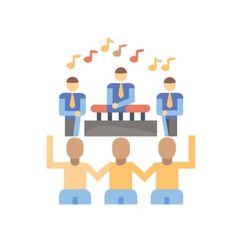 Icon for Musical Orchestras vector