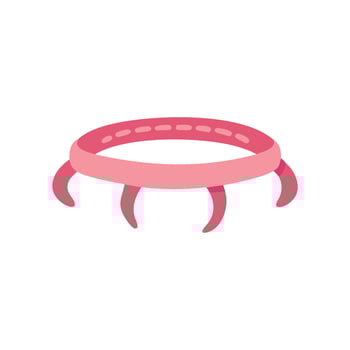 Stylish Hair Band Icon for Fashion vector
