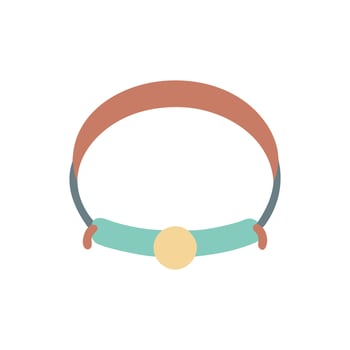 Elegant Headband Icon for Hair Styling vector