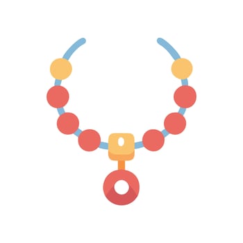 Chic Necklace Icon for Everyday Wear vector