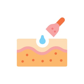 Nourishing Spot Treatment for Acne Care vector
