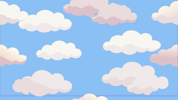 Cloud Inspired Seamless Pattern Design for Modern and Fashion Applications vector